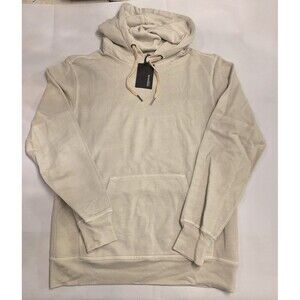 NWT Buck Mason Brushed Loopback Sweatshirt Natural Venice Wash Small $98 READ